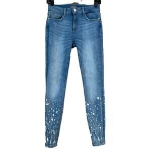 DL1961 Florence Ankle Mid Rise Instasculpt Skinny Jeans Venice Blue SZ 27